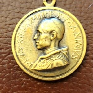 Vintage Gold Medal Pendant